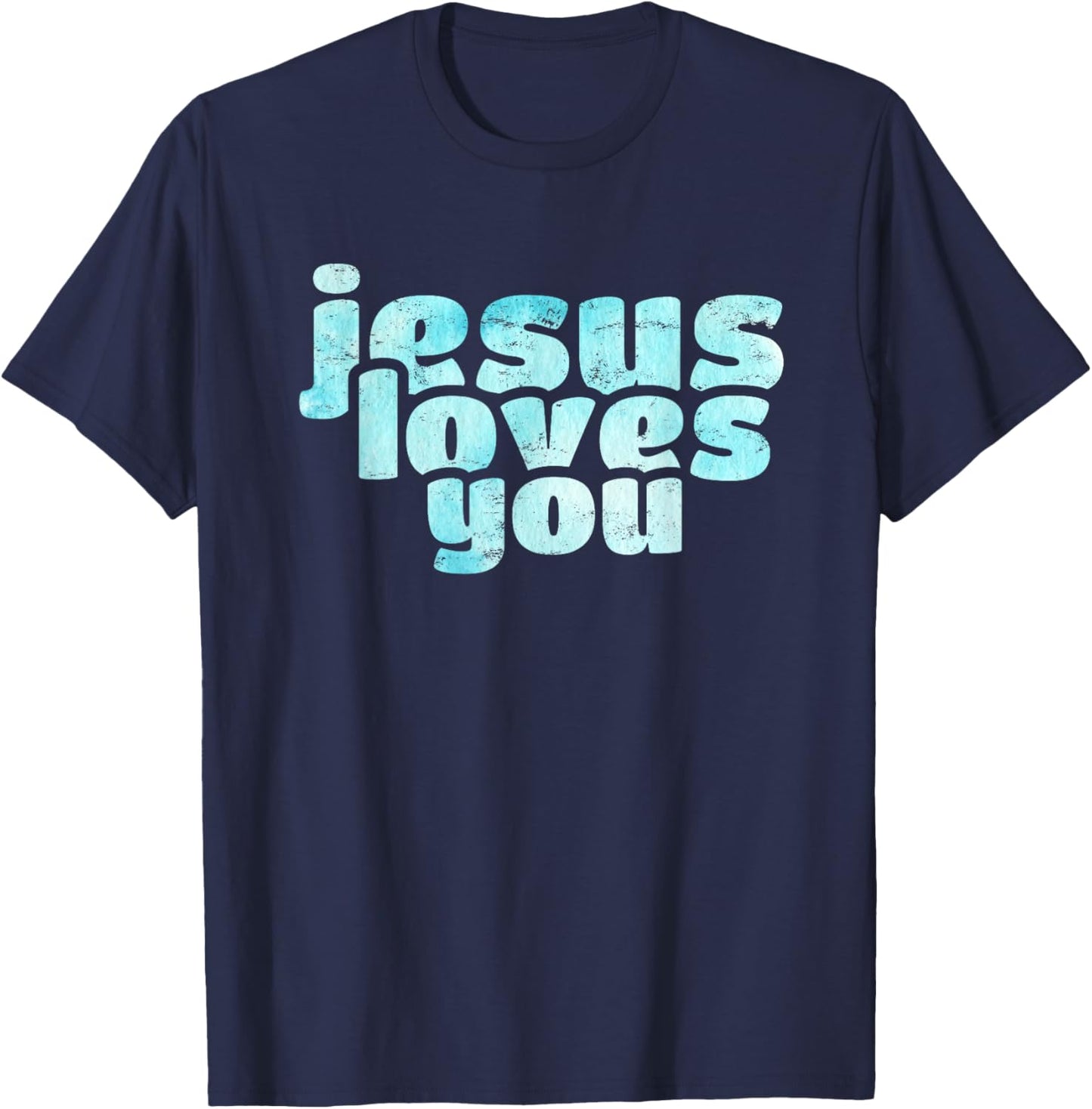 Jesus liebt dich T-Shirt - T-Shirt | Navy