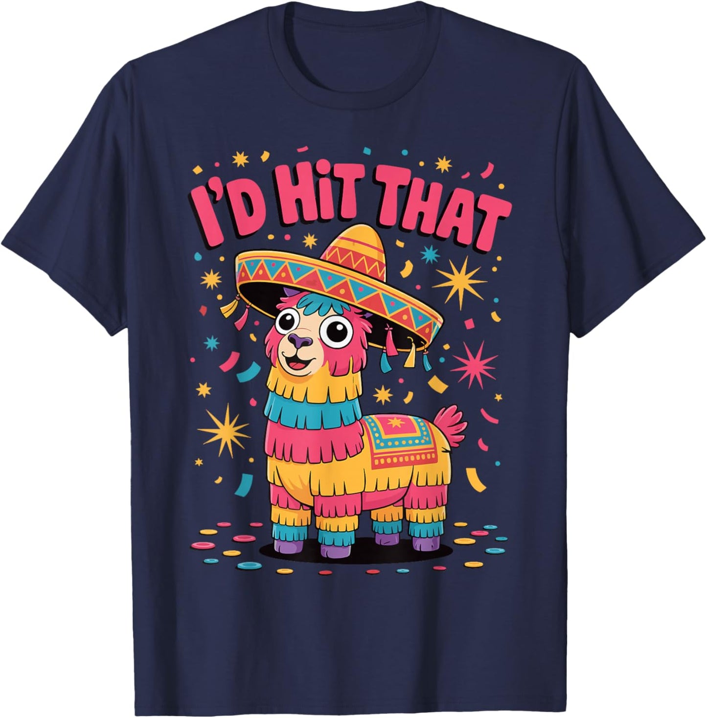 I'd Hit That Pinata T-Shirt - T-Shirt | Navy