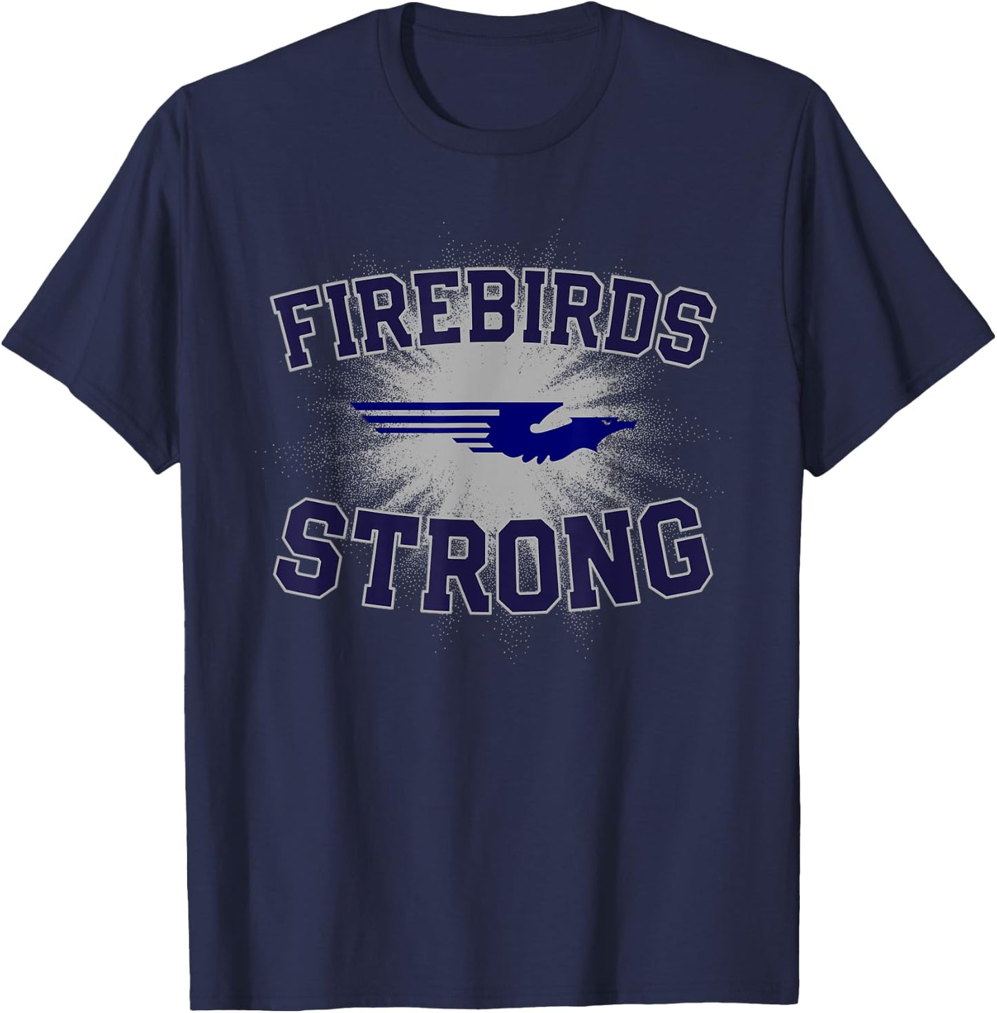 Kettering Fairmont Firebirds Logo Strong Flag HS T-Shirt - T-Shirt | Navy