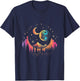 Cosmic Luminary Canvas T-Shirt - T-Shirt | Navy