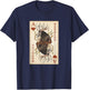 National Introvert Society Wendigo Original Cryptid Playing Card Tarot Ace of Hearts T-Shirt - T-Shirt | Navy