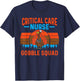 Critical Care Nurse Gobble Squad Turkey Thanksgiving Nurses T-Shirt - T-Shirt | Navy