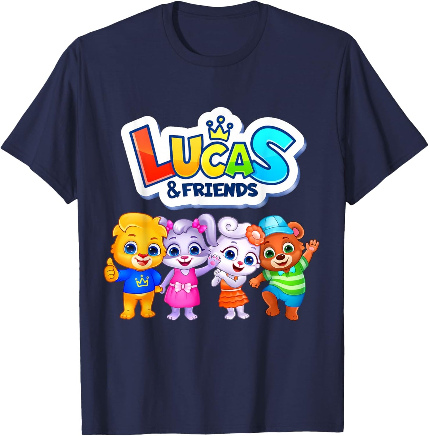 Lucas and Friends by RV AppStudios Squad T-Shirt - T-Shirt | Navy