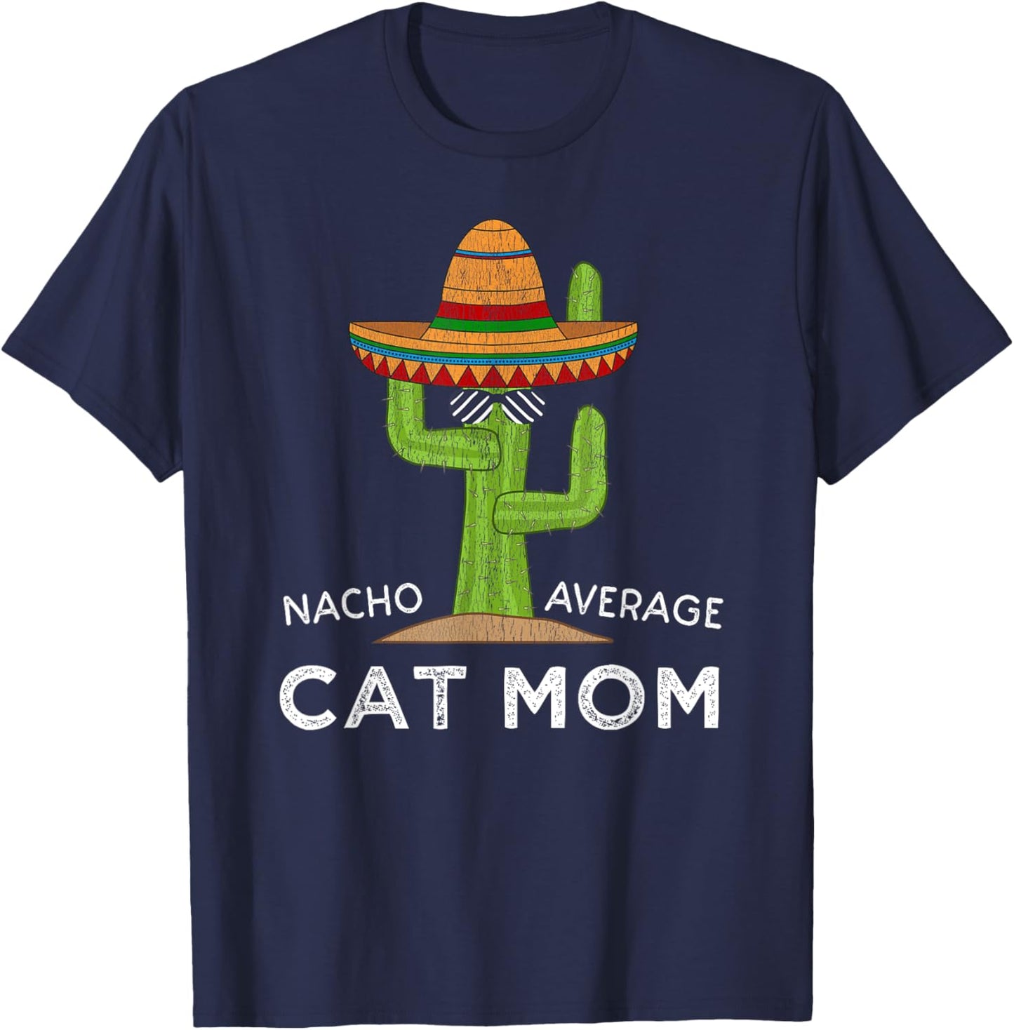 Funny Cat Mom Men Women Girls Kids T-Shirt - T-Shirt | Navy