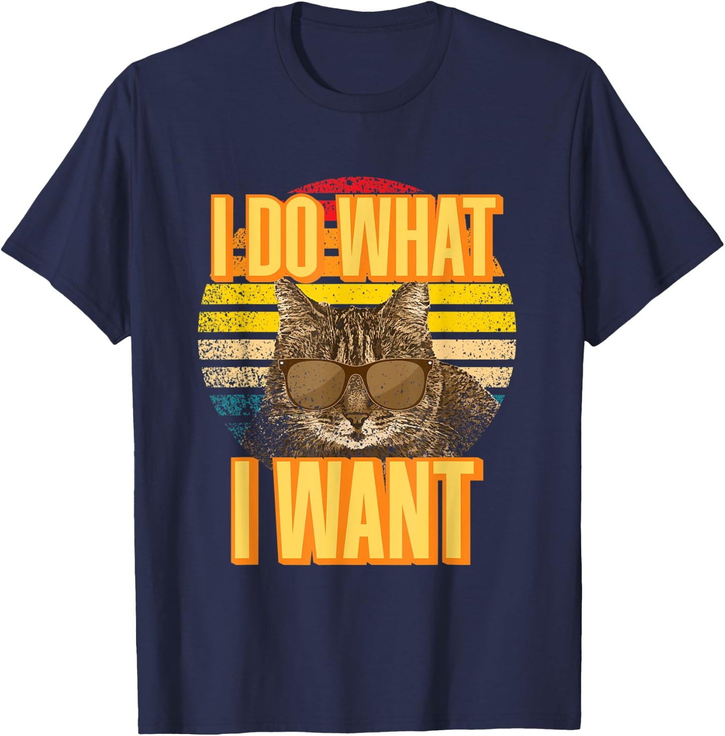 I do what I want Cat Lover Women Kids T-Shirt - T-Shirt | Navy