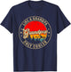 Grandpop Like A Grandpa Only Cooler Funny Papa Grandpa T-Shirt - T-Shirt | Navy