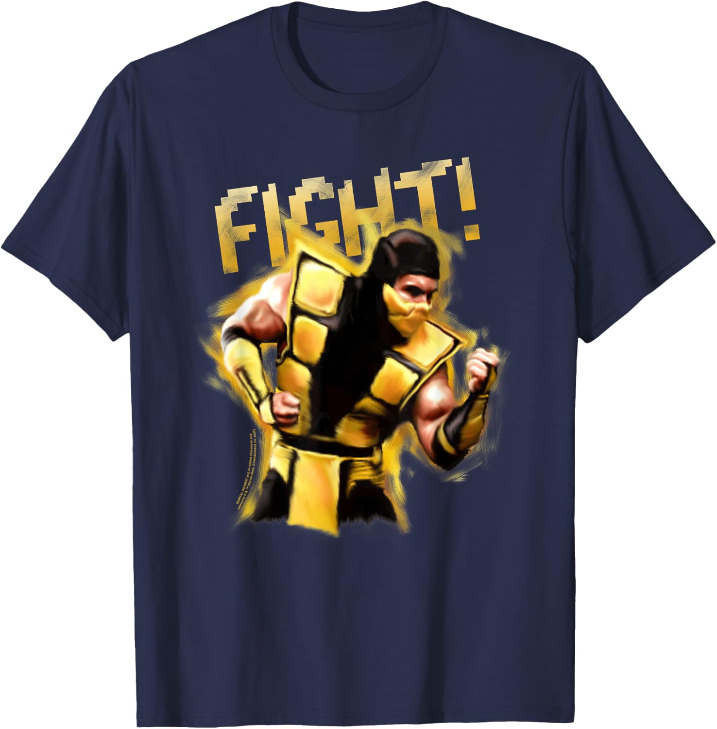 Mortal Kombat Classic Fight! T-Shirt - T-Shirt | Navy