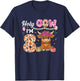 Holy Cow I'm 8 Highland Cow Farming 8th Birthday 8 Years Old T-Shirt - T-Shirt | Navy