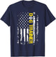 Dog Trainer Shirt American Flag Patriotic Dog Trainer Gift T-Shirt - T-Shirt | Navy