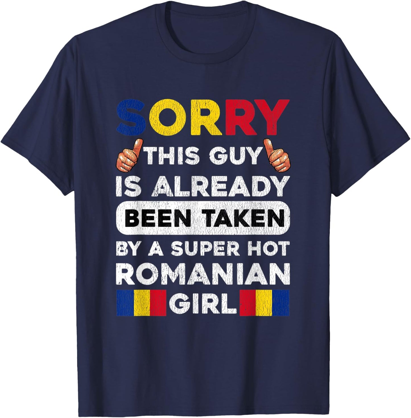 Romanian Shirt | Husband Gift T-Shirt - T-Shirt | Navy