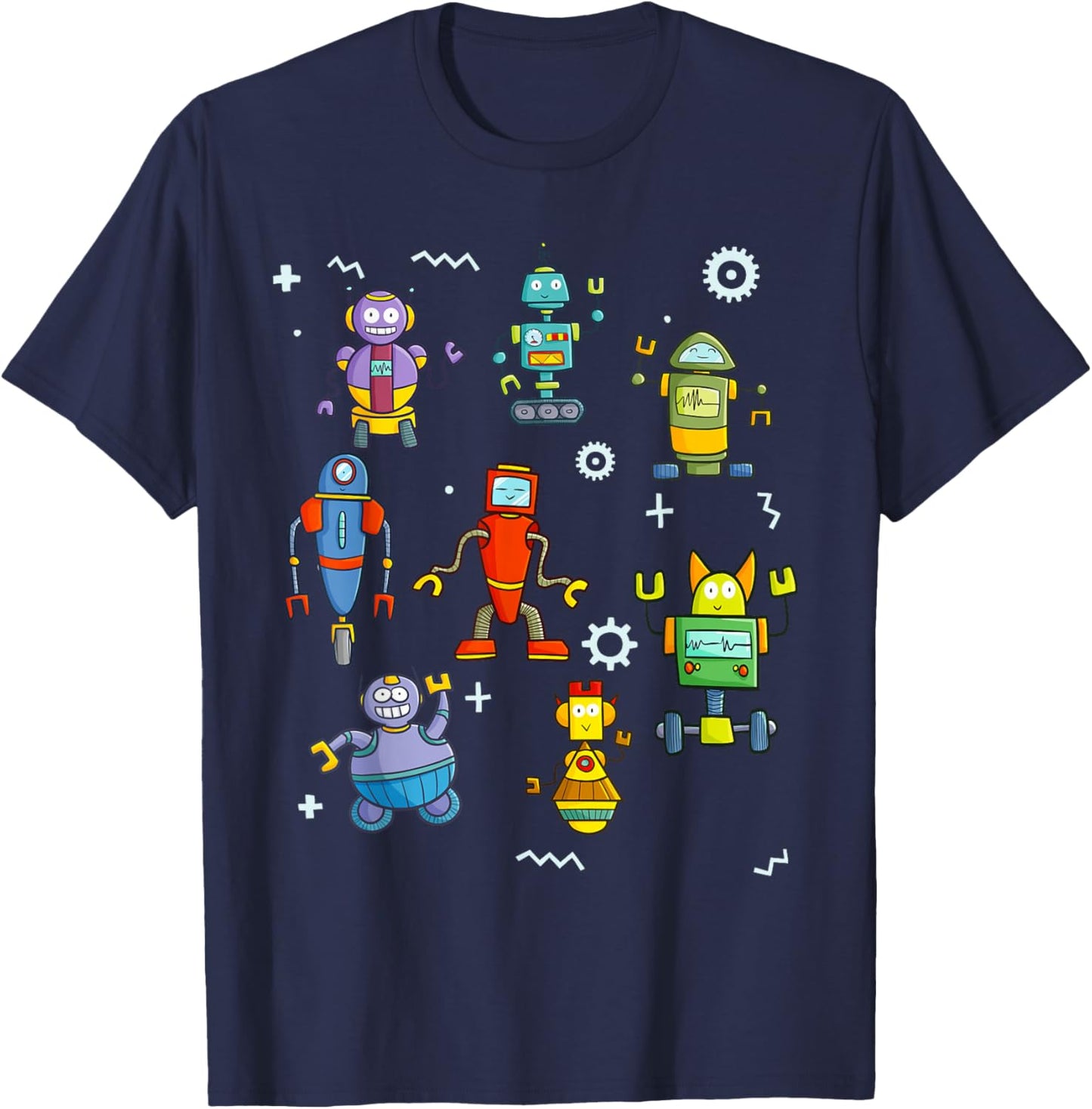 Funny Engineer Robotics Robot Technology Robotics T-Shirt - T-Shirt | Navy