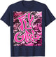 Fly Girl 80s 90s Old School Camo B-Girl Hip Hop T-Shirt - T-Shirt | Navy