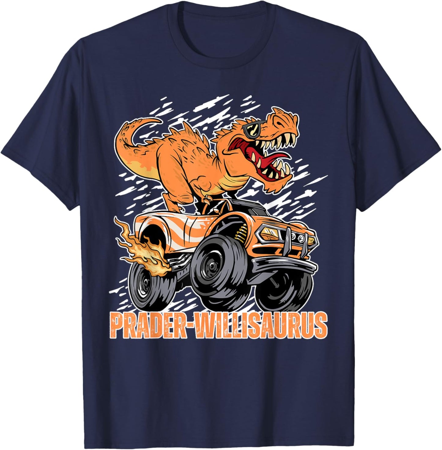Prader Willi Syndrome, T-Rex Prader Willi Syndrome T-Shirt - T-Shirt | Navy