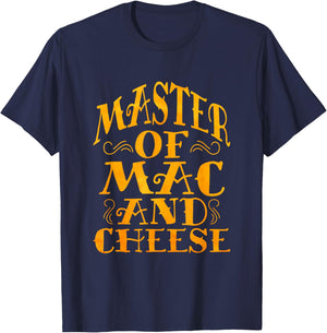 Master OF Mac N Cheese Funny Grilled Cheese T-Shirt - T-Shirt | Navy