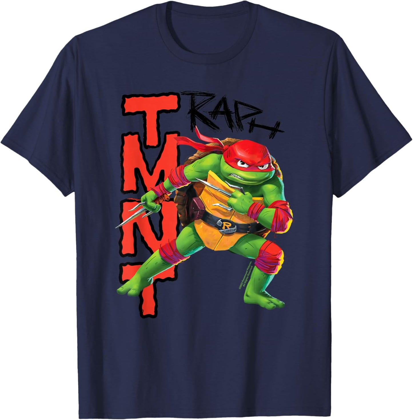 Teenage Mutant Ninja Turtles: Mutant Mayhem Raph T-Shirt - T-Shirt | Navy