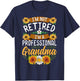 I'm Not Retired I'm A Professional Grandma Shirt Mothers Day T-Shirt - T-Shirt | Navy