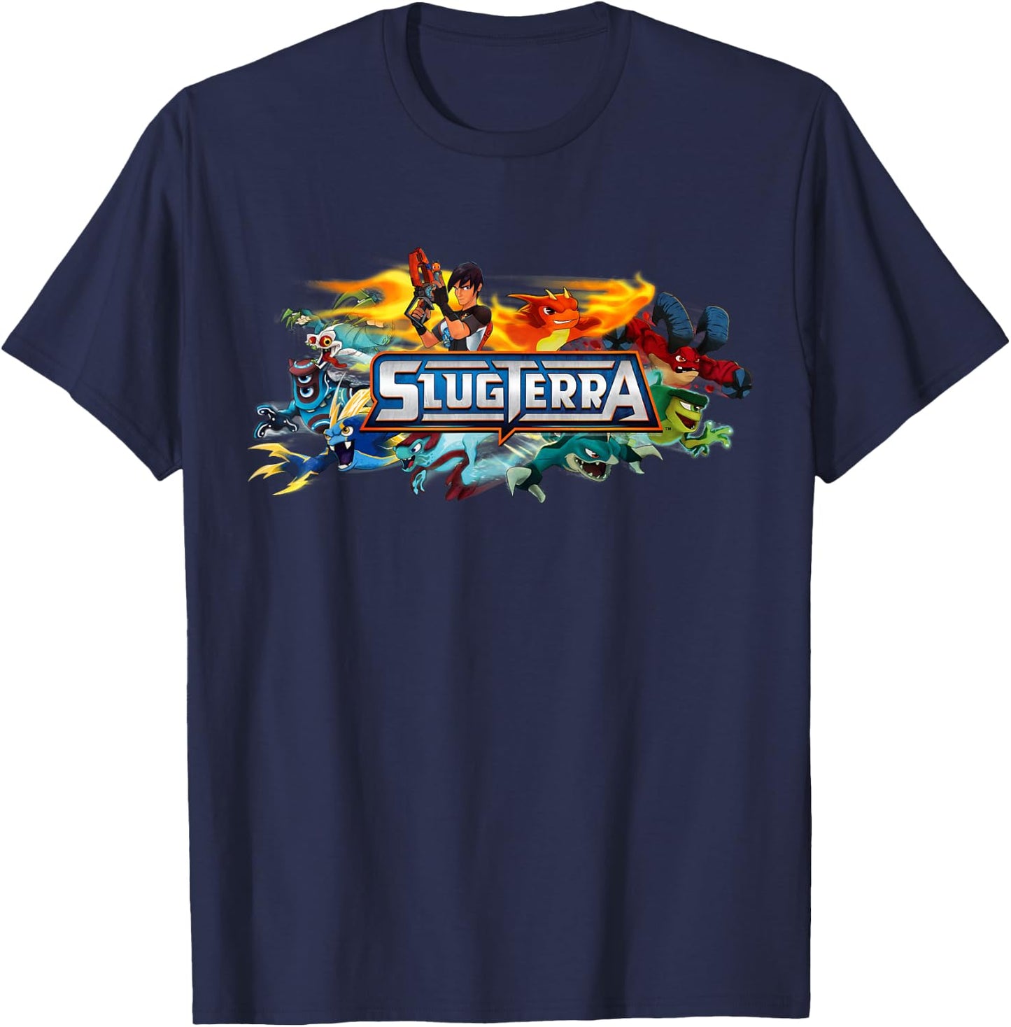 Slugterra - Eli Duel Team T-Shirt - T-Shirt | Navy