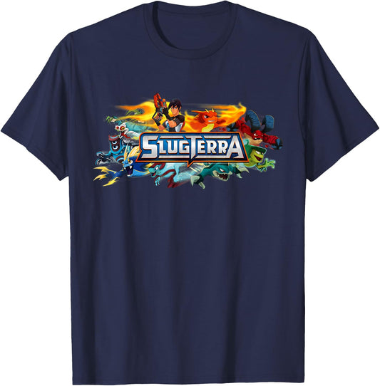 Slugterra - Eli Duel Team T-Shirt - T-Shirt | Navy