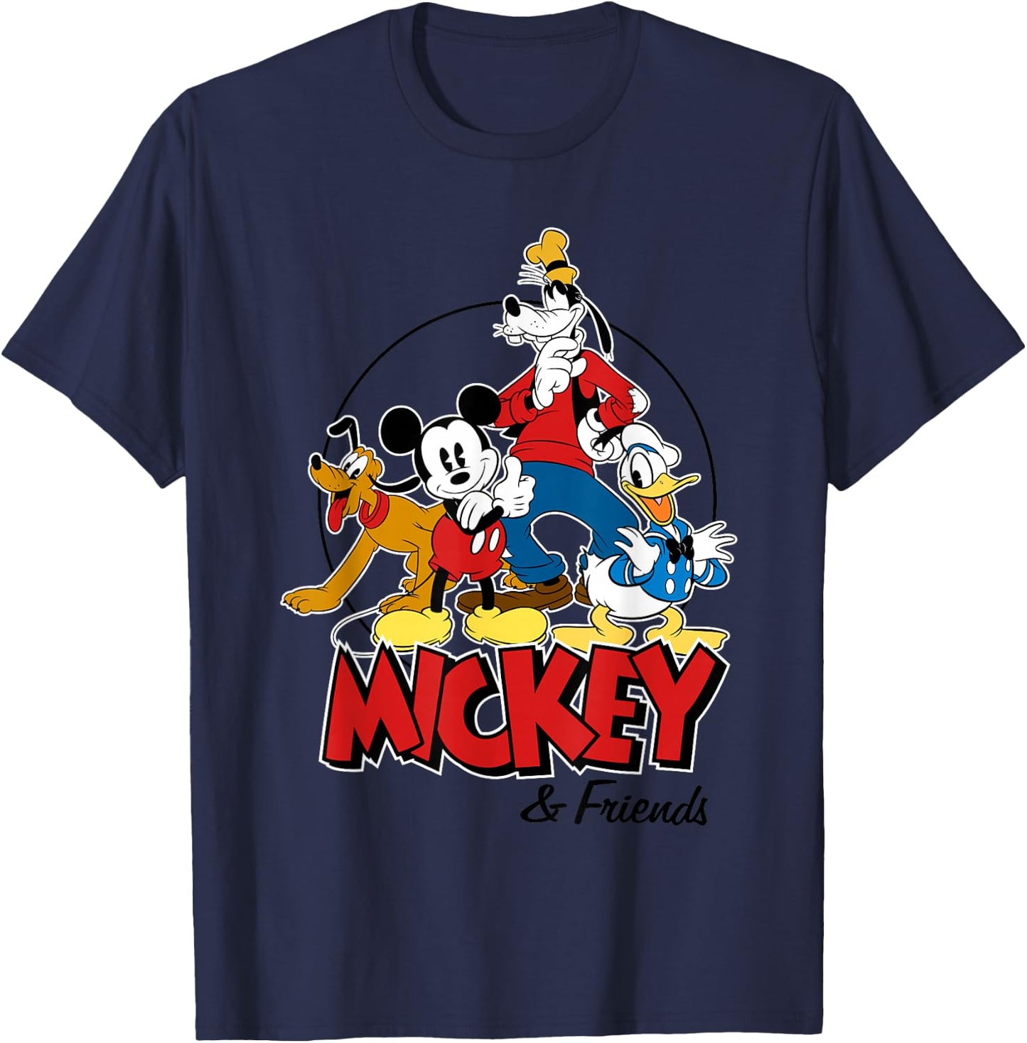 Disney - Mickey Mouse and Friends T-Shirt - T-Shirt | Navy