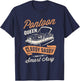 Pontoon queen classy sassy and a bit assy Pontoon boat Gifts T-Shirt - T-Shirt | Navy