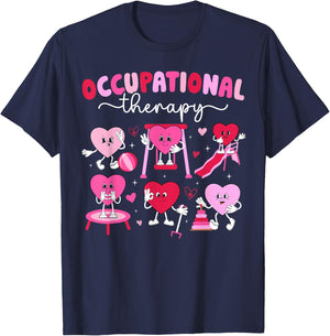 Valentines Day Women's Valentine Themed Black Modern Classic Round Neck Short Sleeve , Small T-Shirt - T-Shirt | Navy