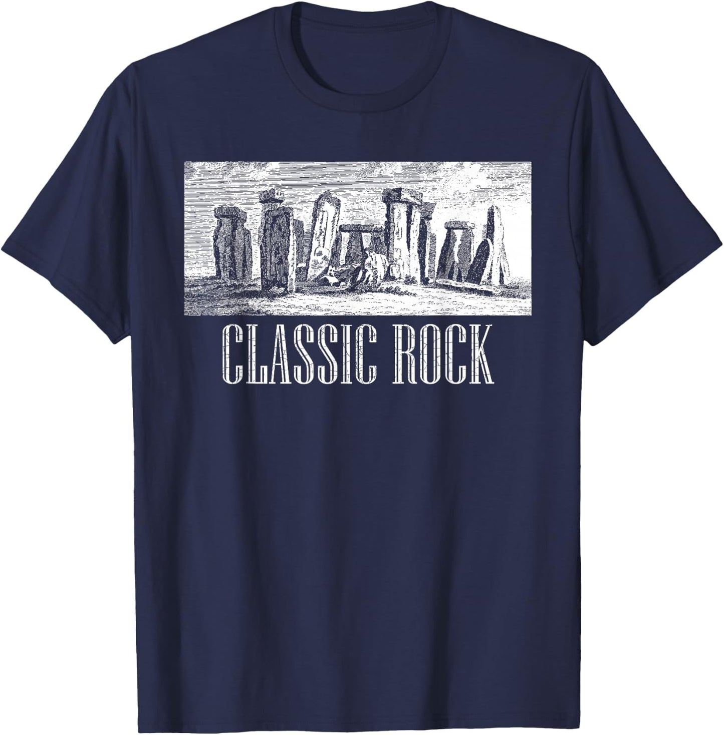 Funny Stonehenge England History Meme Souvenir Gift T-Shirt - T-Shirt | Navy