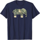 Dollar Bill Origami Elephant -Good Luck Shirt T-Shirt - T-Shirt | Navy