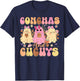 Conchas and Cucuys Mexican Coquette Ghost Halloween T-Shirt - T-Shirt | Navy