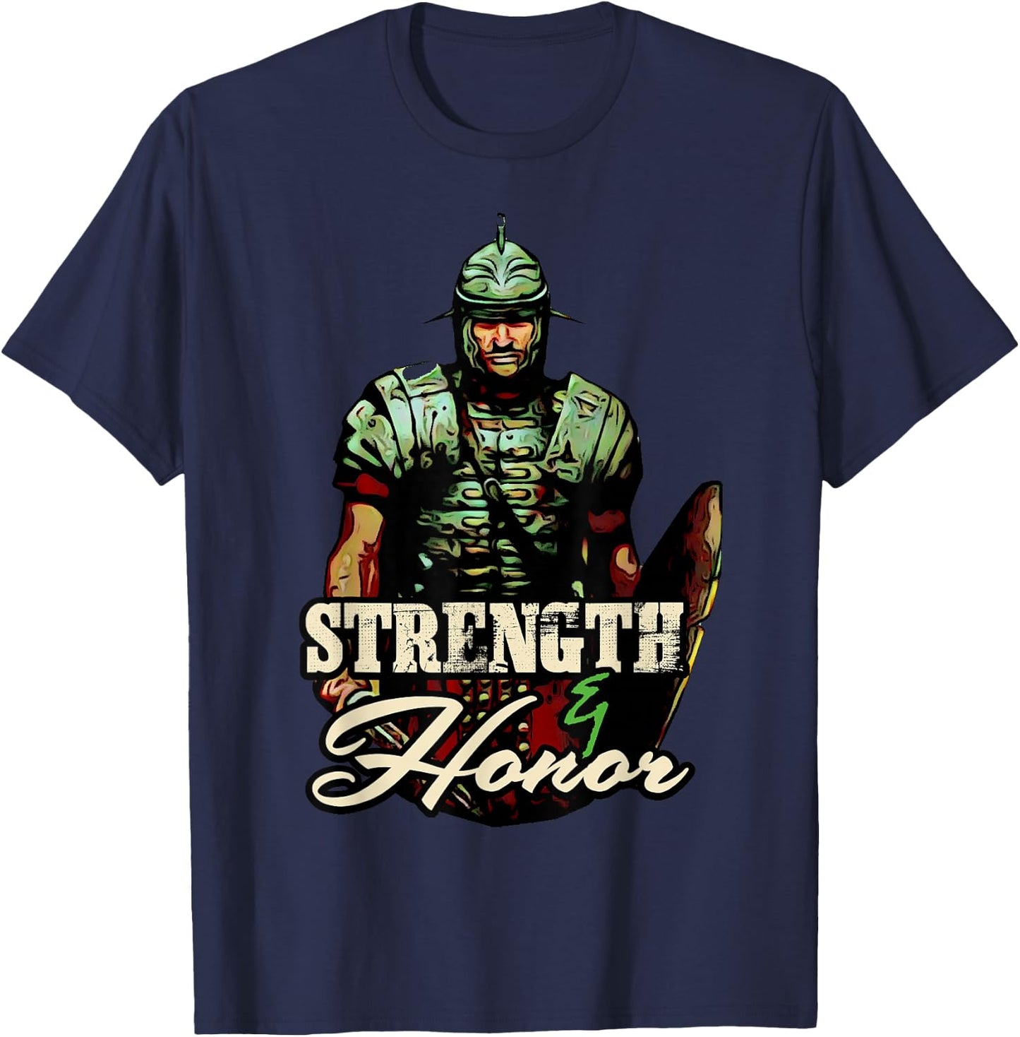 Senatus Populusque Romanus Apparel Roman Empire Honor Legionary T-Shirt - T-Shirt | Navy