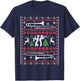 Trombone Christmas Ugly Trombonist Jazz Music Marching Band T-Shirt - T-Shirt | Navy