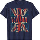 Punks Not Dead - Vintage - UK London Flag - Punk is Not Dead T-Shirt - T-Shirt | Navy