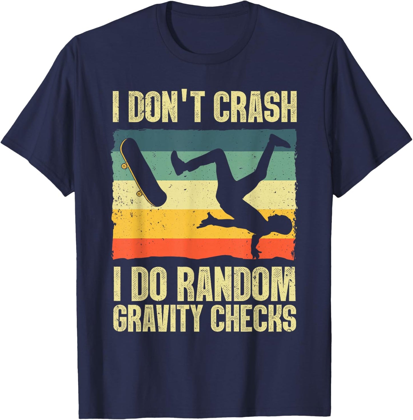 Cool Skateboard Art Women Skateboarding Skate Board T-Shirt - T-Shirt | Navy