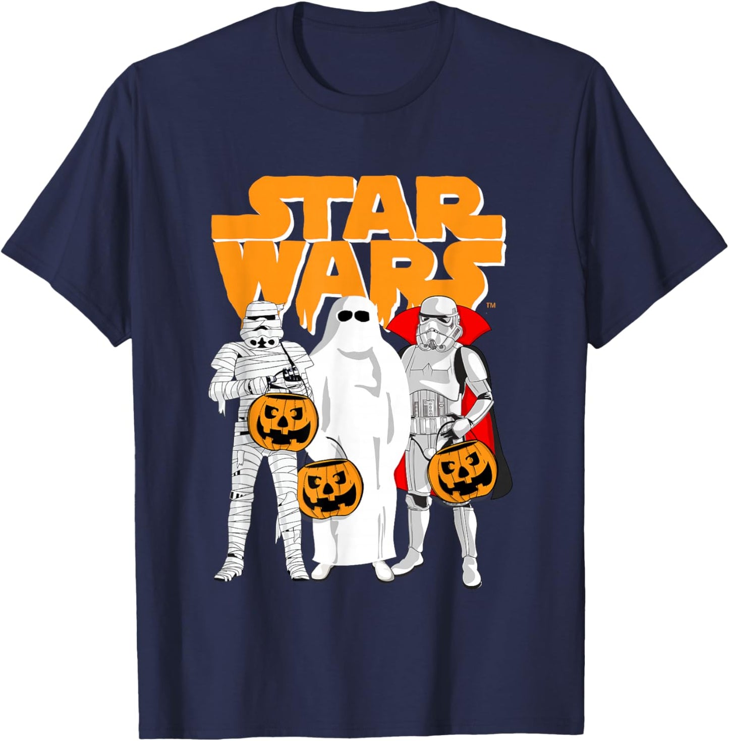Star Wars Halloween Costume Trick Or Treat Troopers T-Shirt - T-Shirt | Navy