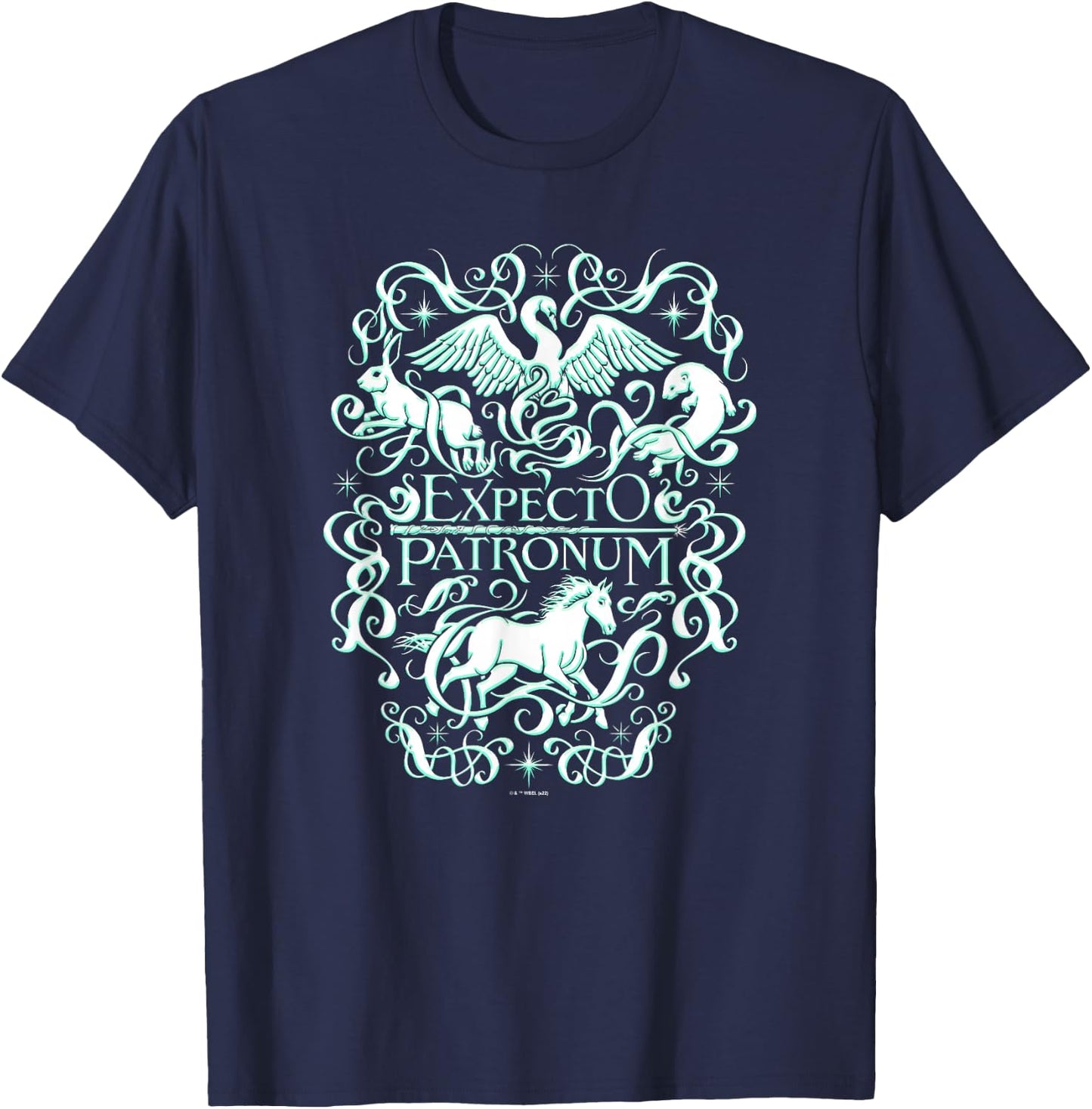 Harry Potter Expecto Patronum Animal Guide T-Shirt - T-Shirt | Navy