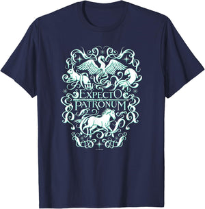 Harry Potter Expecto Patronum Animal Guide T-Shirt - T-Shirt | Navy