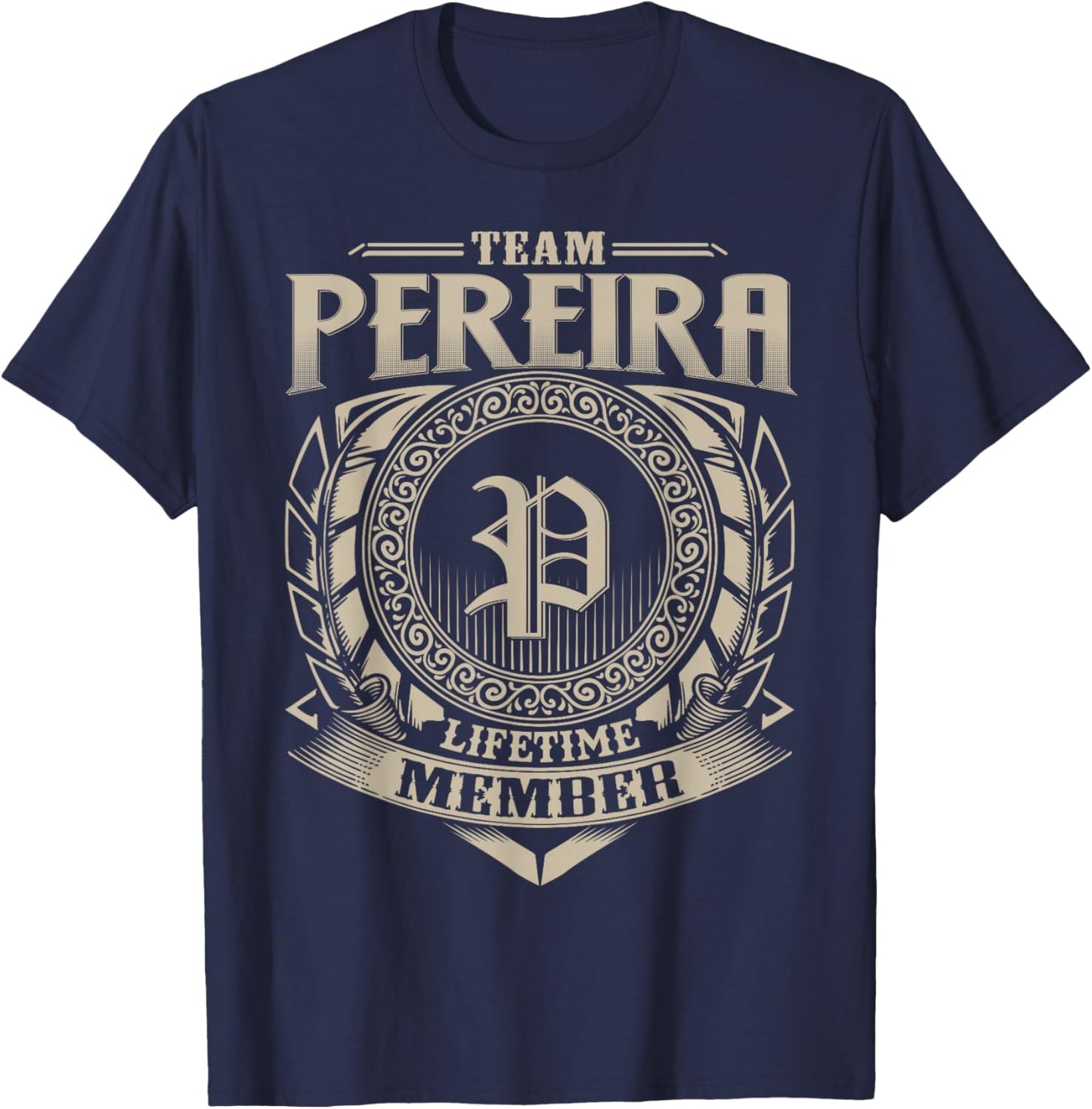 Team PEREIRA Lifetime Member Surname PEREIRA Family Vintage T-Shirt - T-Shirt | Navy