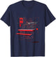 Synthesizer Vector T-Shirt - T-Shirt | Navy