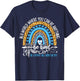 Be Kind Autism Awareness Leopard Rainbow Choose Kindness T-Shirt - T-Shirt | Navy