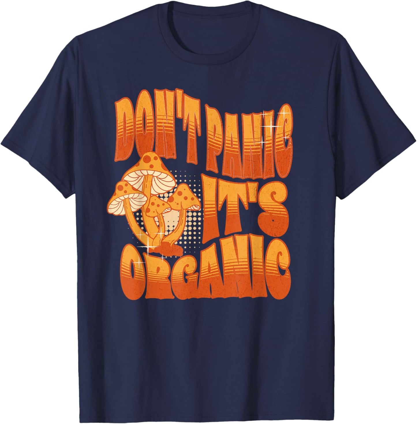 Don't Panic It's Organic T-Shirt - T-Shirt | Navy