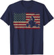 Quad Biker America Flag Gift I ATV Four Wheeler Quad Bike Small T-Shirt - T-Shirt | Navy