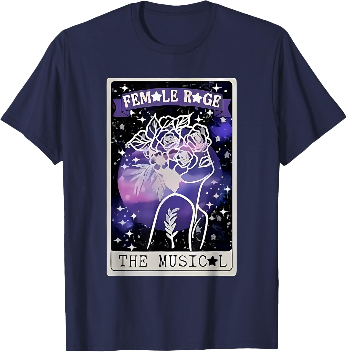 Retro Female Vintage Style Rage Women Kids Meme T-Shirt - T-Shirt | Navy