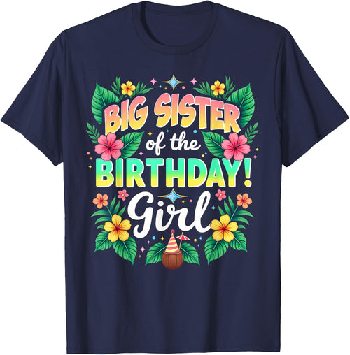 Aloha Hawaii Sister Big Sister Of The Birthday Girl