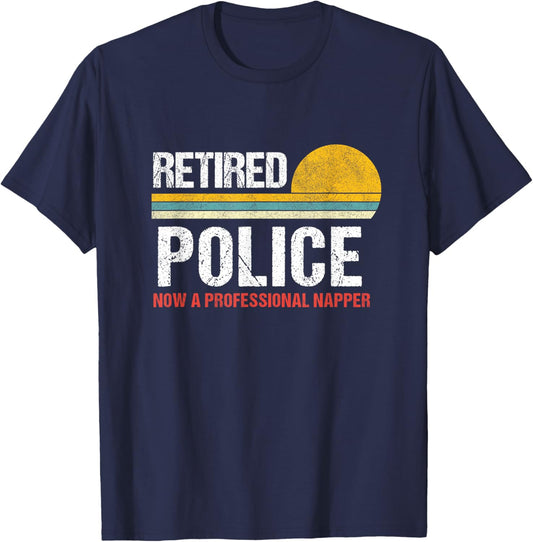 Retired Police T-Shirt - T-Shirt | Navy