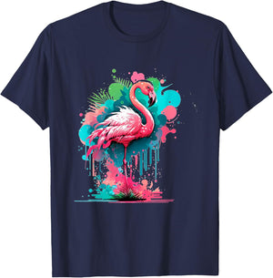 Flamingo T-Shirt - T-Shirt | Navy