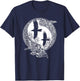 Odin's Ravens - Hugin And Munin - Huginn And Muninn T-Shirt - T-Shirt | Navy