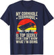 Funny Toss Game Cornhole T-Shirt - T-Shirt | Navy