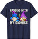 Wizard And Dragon Gnome Hanging With My Gnomies T-Shirt - T-Shirt | Navy