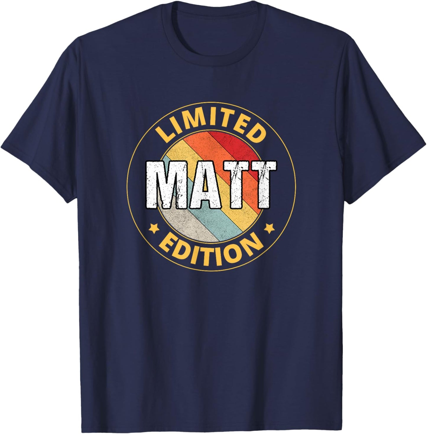 Matt Name T-Shirt - T-Shirt | Navy