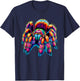 Colorful Pop Art Tarantulas Spider Tarantula Lover T-Shirt - T-Shirt | Navy
