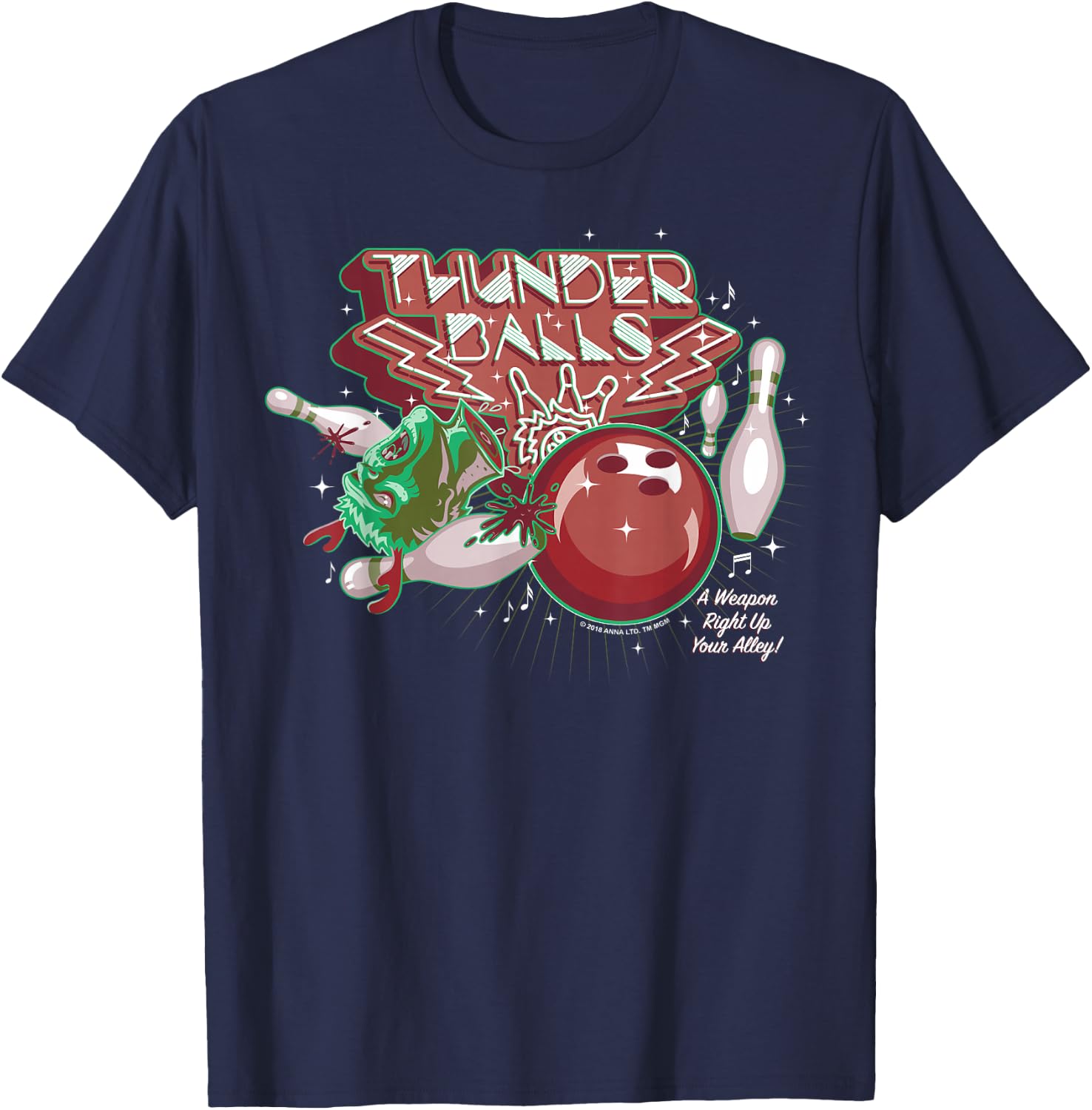Anna and the Apocalypse Thunder Balls T-Shirt - T-Shirt | Navy